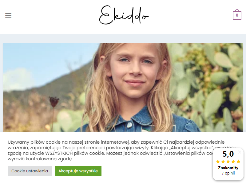 Sklep internetowy z modnymi ubraniami dla dzieci w dowolnym przedziale wiekowym